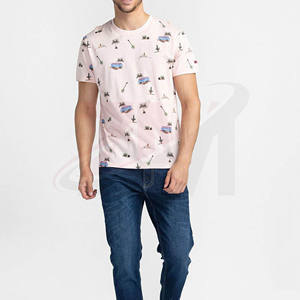 T-shirt en coton 100% biologique pour homme, impression personnalisée, tissu épais, vêtements décontractés, vente en gros, haute qualité, marque personnalisée - Product Image 1