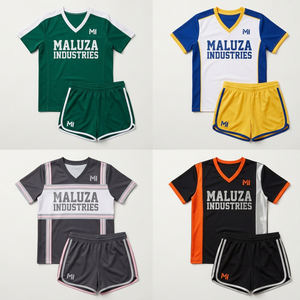 Uniformes de porristas sublimados de alta definición, ropa de equipo personalizada para conjuntos de competición de porristas profesionales - Product Image 6