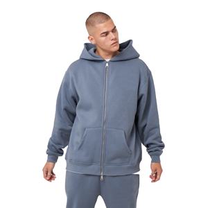 Sudadera con capucha con cremallera para hombre de moda: alta calidad, cómoda y perfecta para ropa informal y días relajados - Product Image 1