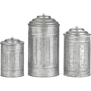 Home <b>Kitchen</b> Spice Sugar Tea Coffee Galvanized Canister Clip-on Lid Modern Design Handcrafted Eco-Friendly <b>Storage</b> Container - Product Image 6