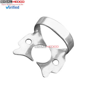 Pince de barrage en caoutchouc endodontique, instruments dentaires pour l'isolement dans le traitement des canaux radiculaires, pince dentaire de précision en acier inoxydable - Product Image 5