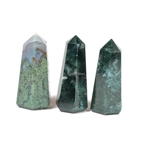 Alta calidad tallada a mano labradorita Natural obelisco punto ágata cristal piedra preciosa al por mayor para el hogar Feng Shui recuerdo mascota - Product Image 3