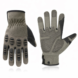 Guantes de Trabajo de Seguridad para Mecánicos, para Hombre y Mujer, Anti-Impacto, con Agarre, Guantes Utilitarios con Pantalla Táctil, Guantes de Construcción con Protección de Nudillos TPR - Product Image 1