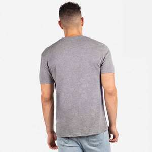 T-shirt 100% coton pour homme, coupe ample, imprimé, été, fin, mode, couleur unie, slim, respirant. - Product Image 4