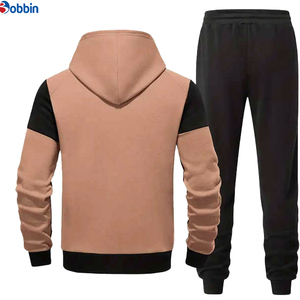 Conjunto Deportivo de Otoño para Hombre, Estilo Urbano, Transpirable, Estampado, Sudadera con Capucha y Pantalones Deportivos de Algodón + Talla Grande - Product Image 3