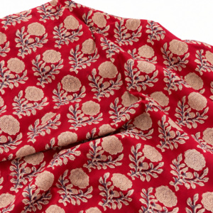 Tela de Voile de Algodón 60S60S Ligera, Tejida a Mano con Estampado Floral, Marca Pinksa, Accesorios para Niñas - Product Image 6