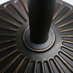 Base per Ombrellone Rotonda in Bronzo Anticato da 18 Pollici, Resistente, 30,2 Libbre, per Patio e Uso Esterno - Product Image 4