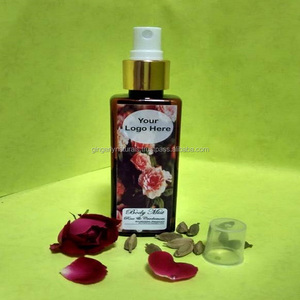 Private Label, Best Quality Natural Rose and Cardamom Body Mist Fragrance From India - Product Image 1
