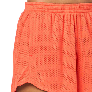 กางเกงขาสั้นตาข่ายแฟชั่นสำหรับผู้หญิง ระบายอากาศได้ดี สีพื้น ขนาดปรับแต่งได้ สำหรับฤดูร้อน - Product Image 3