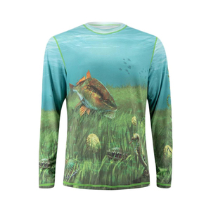 Camisa de Pesca para Hombre de Secado Rápido y Transpirable, Camisas de Pesca con Nuevo Diseño Personalizado Sublimado - Product Image 1