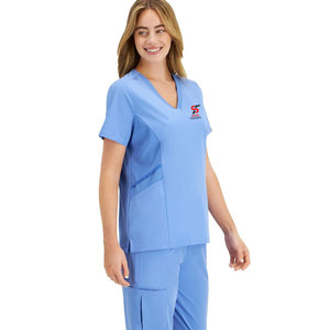 Solid Trader High Quality Medical Scrub <b>Set</b> For <b>Doctors</b> And Nurses Breathable Soft Fabric Texture Durable Hospital Uniform - Product Image 6