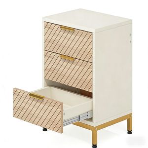 Mesa de Noche para Dormitorio con Espacio de Almacenamiento, Uso Versátil como Mesa Auxiliar o Mesa de Centro para Sala de Estar, Gabinete Elegante - Product Image 5