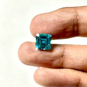 Diamantes Azules Paraiba Creados en Laboratorio, Alta Calidad, 1-12CT, Formas Ovaladas y de Pera para Joyería, Piedras Sueltas YAG de 8mm - Product Image 2