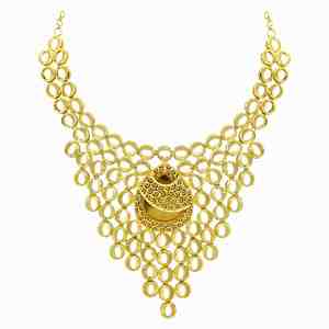Joyería de Moda al por Mayor, Juego de Joyería Larga para Novia, Estilo Dubái, Oro Micronizado de 14K, 18K y 24K, Diseño Turco Tradicional, Oro Joyería - Product Image 5