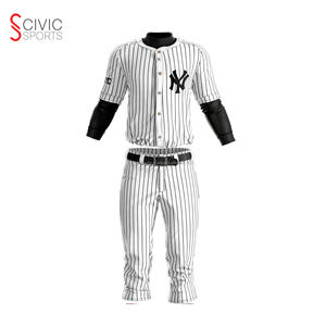 Maillots Pro Team et ensemble de vêtements de sport pour jeunes Design personnalisé 2 pièces pour softball/baseball comprenant des chemises et des pantalons - Product Image 5