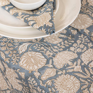 Indian Handmade Premium Quality Eco-friendly Floral Pattern Cotton <b>Table</b> <b>Cover</b> Modern Style for Wedding Use - Product Image 4