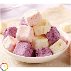 Cubos de Yogur Natural Liofilizado, Sabor Dulce, Snack de Frutas para Decorar Cereales y Postres, Paquete a Granel, Vietnam - Product Image 1