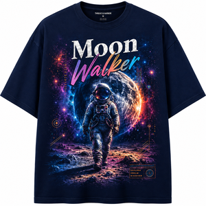 เสื้อยืดแขนยาวพิมพ์ลายนักบินอวกาศมูนวอล์คเกอร์สำหรับผู้ชาย สีตามสั่ง คอกลม ทรงปกติ สวมใส่สบาย ผ้าฝ้ายเจอร์ซีย์เทอร์รี่ 100% ระบายอากาศได้ดี - Product Image 1