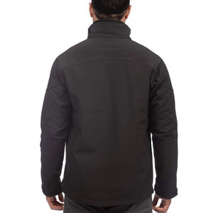 Veste softshell à capuche en toile respirante et coupe-vent pour homme, idéale pour les voyages en automne - Product Image 3