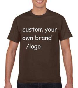 เสื้อยืดโออีเอ็มคุณภาพสูง แบบเรียบ ป้ายแบรนด์สั่งทำได้ เนื้อผ้าหนา ทรงโอเวอร์ไซส์ เสื้อเปล่าผ้าฝ้าย สตรีทแวร์ - Product Image 1