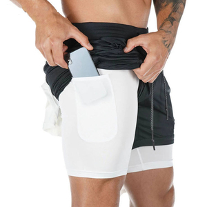 Shorts de sport personnalisés OEM ODM pour hommes et femmes, vêtements de sport, d'entraînement et de course, respirants, à séchage rapide, fournisseur en gros - Product Image 5
