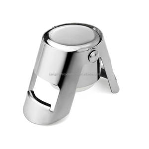 New Henry Foodservice Durable Metal S/S Champagne <b>Stopper</b> Mirror Finishing Satin Finishing <b>Wine</b> <b>Stoppers</b> - Product Image 3