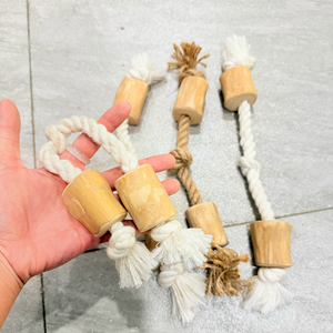 Juguete Ecológico para Perros de Madera de Café, Resistente, Recargable, Flexible, Moderno y Clásico, para Todas las Razas de Perros, en Caja - Product Image 1