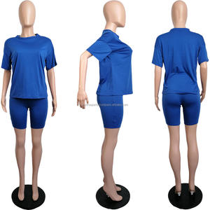 Ensemble short d'été décontracté de marque pour femmes, tissu gaufré tricoté de haute qualité, taille libre, motif XL, tenue à capuche décorée - Product Image 6