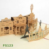 Tarjetas de Felicitación Pop-up 3D Personalizadas al por Mayor, Estilo Japonés Tradicional, para Cumpleaños, San Valentín, con Acabado Mate