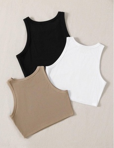 Nouveauté 2026 : Crop Top Femme Tendance pour Adolescentes – Style Estival Ajusté et Moulant, Idéal pour Tenues Décontractées, Basique mais de Haute Qualité - Product Image 2