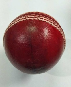 Balle de cricket classique en cuir, cousue à la main, durable, 2,8 lb, rouge, pour le cricket - Product Image 1