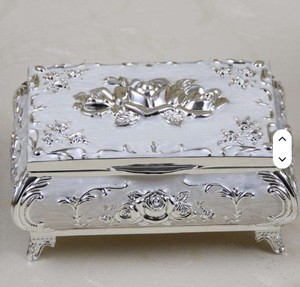 Trendsetting Copper Jewelry Storage <b>Box</b> with <b>Treasure</b> Chest Design for Rings and Cosmetics - Product Image 1