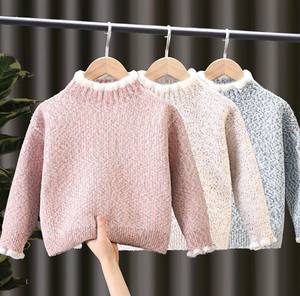 Cardigan surdimensionné pour enfants, bébés, filles et garçons, manches longues, 100% coton, imprimé animal, manches bouffantes, pull d'automne - Product Image 2