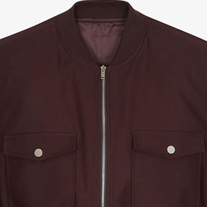 Blouson Bomber Unisexe PB&ZA Printemps 2026 à Fermeture Éclair, Chic Vintage, Manches Longues, Léger, Imperméable, Réversible - Product Image 6