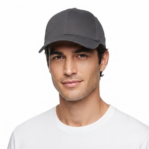 Casquette de baseball sportive personnalisée de haute qualité en tissu Oxford à 5 panneaux avec lacets, couleur unie, ajustable, 100 % coton, pour femme/homme, avec ouverture pour queue de cheval - Product Image 4