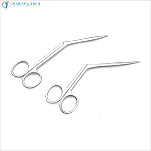 Ciseaux nasaux Heymann de qualité supérieure, 18 cm, en acier inoxydable, instruments chirurgicaux ORL pour rhinoplastie, septum et turbinate, certifiés CE ISO - Product Image 2