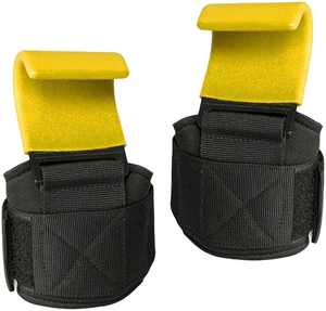 Ganchos de Levantamiento de Pesas para Gimnasio, Equipo de Soporte para Peso Muerto con Almohadillas Antideslizantes para Muñecas y Diseño de Gancho Metálico Duradero - Product Image 4