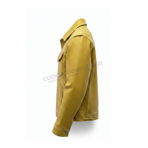 Chaqueta de Cuero para Hombre, Último Modelo, Nueva Llegada, Venta al Por Mayor, Forro Polar Impermeable, Personalizable, Superventas - Product Image 3