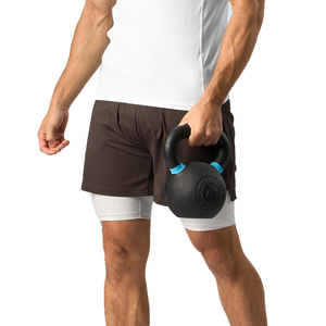 Shorts de course premium respirants, anti-humidité, légers, séchage rapide, pour l'athlétisme, le fitness, l'entraînement et les vêtements de sport - Product Image 3