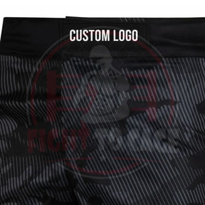 Shorts de combat MMA légers et haute performance, extensibles, OEM ODM, logo personnalisé, impression par sublimation, 100% polyester, arts martiaux - Product Image 4
