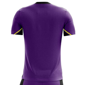 เสื้อฟุตบอลวินเทจของผู้ชายเสื้อซ้อมตาข่ายระบายอากาศออกแบบได้ตามต้องการ - Product Image 3