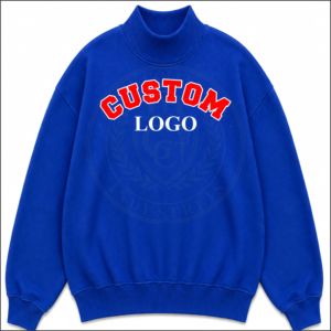 Sudadera personalizada con cuello simulado, jersey oversize con capucha, logo bordado, ropa casual urbana, fabricante mayorista de suéteres - Product Image 6