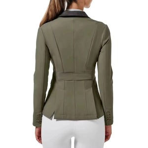 Chaqueta/Casaco de Equitación para Mujer, Elástica, Transpirable, Anti-Sudor, de Secado Rápido, de Poliéster/Algodón, para Mujer - Product Image 2