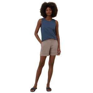 <b>Women's</b> <b>Navy</b> Blue Knitted <b>Tank</b> <b>Top</b> O-Neck Solid Color Casual Wear - Product Image 2