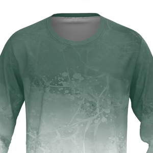 Camiseta de Manga Larga con Cuello en V para Hombre, Sublimada, de Alta Calidad, 100% Poliéster, 220 g/m², Transpirable, Ecológica, Informal, Personalizable - Product Image 4