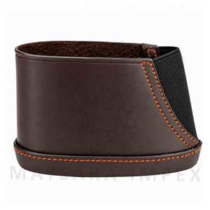 Maysara Impex - Almohadilla de Reculaje para Pistola, Ajustable, de Cuero, con Banda Elástica Acolchada - Product Image 3