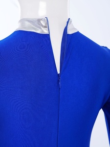 ชุดแสดงยิมนาสติกสำหรับเด็กผู้หญิงอายุ 6-16 ปี ชุดจั๊มสูทสำหรับการแสดงเต้นรำ ชุดเต้นรำสำหรับเด็กผู้หญิง ชุดเต้นรำแนวลิริคอล - Product Image 4