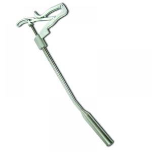 Pistolet d'administration vétérinaire incurvé – Applicateur de bolus en acier inoxydable de qualité supérieure pour bovins et caprins - Product Image 3