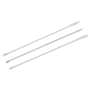 BAFA SURGICAL INSTRUMENTS 3pcs Stainless Steel Microspoon Milligram <b>Measuring</b> <b>Spoon</b> Laboratory Pharmacy Sampling Dosing Tool Lab - Product Image 2