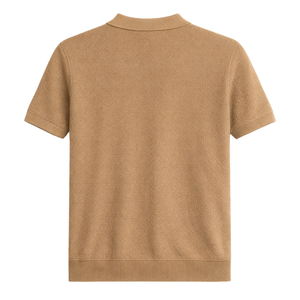 Polo de Punto Dale para Hombre, Manga Corta, Algodón Premium Texturizado, Corte Ajustado, Estilo Casual Elegante, Ropa de Verano Transpirable, Venta al Por Mayor - Product Image 5